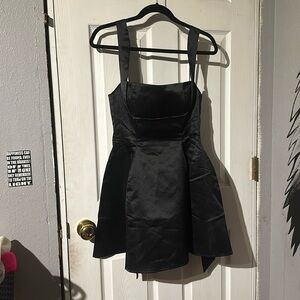 Silky Black dress